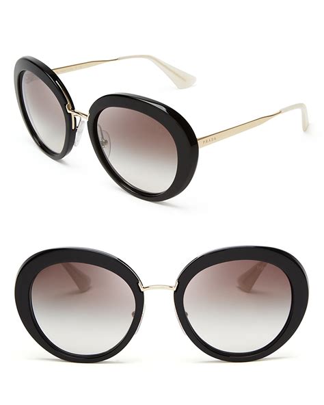 prada round mirrored oversized sunglasses|price of Prada sunglasses.